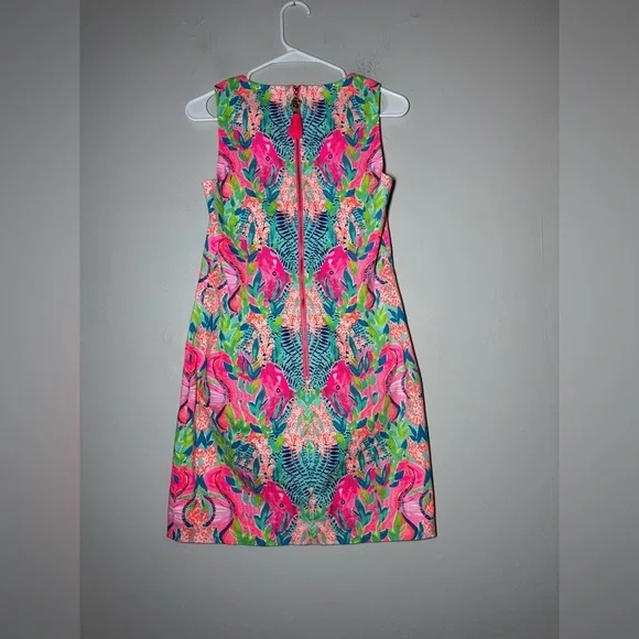 Lilly Pulitzer Mila Shift Dress multi reflections size 2 - Picture 5 of 7